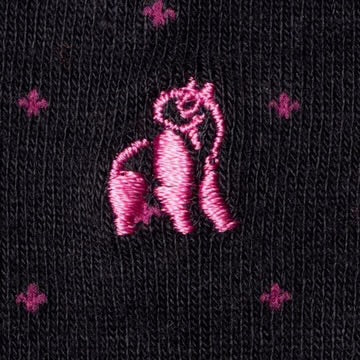Swole Panda Spotted Pink Bamboo Socks