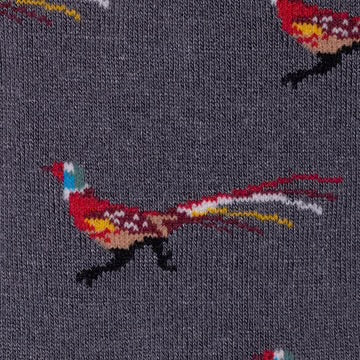 Swole Panda Grey Pheasant Bamboo Socks