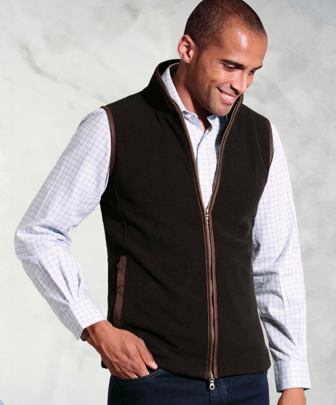 Brook Taverner Cincinnati Gilet Gunmetal