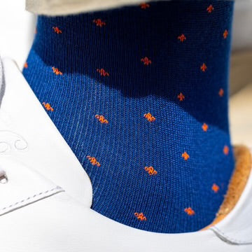 Swole Panda Spotted Orange Bamboo Socks