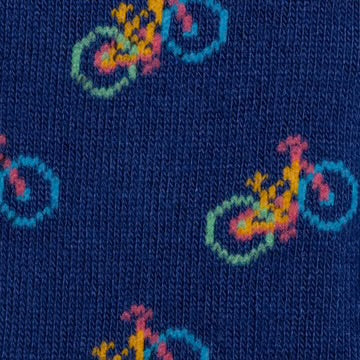 Swole Panda Blue Bicycles Bamboo Socks