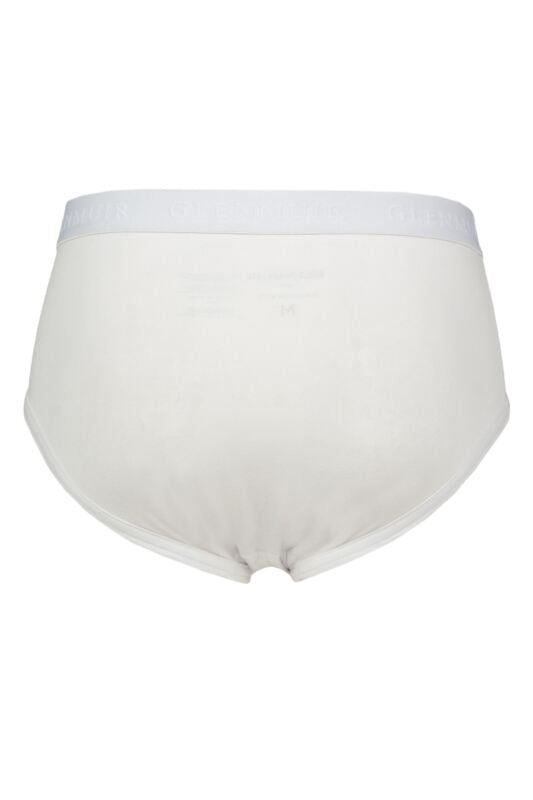 Glenmuir Y-Fronts White High Rise Underwear- Pack of three