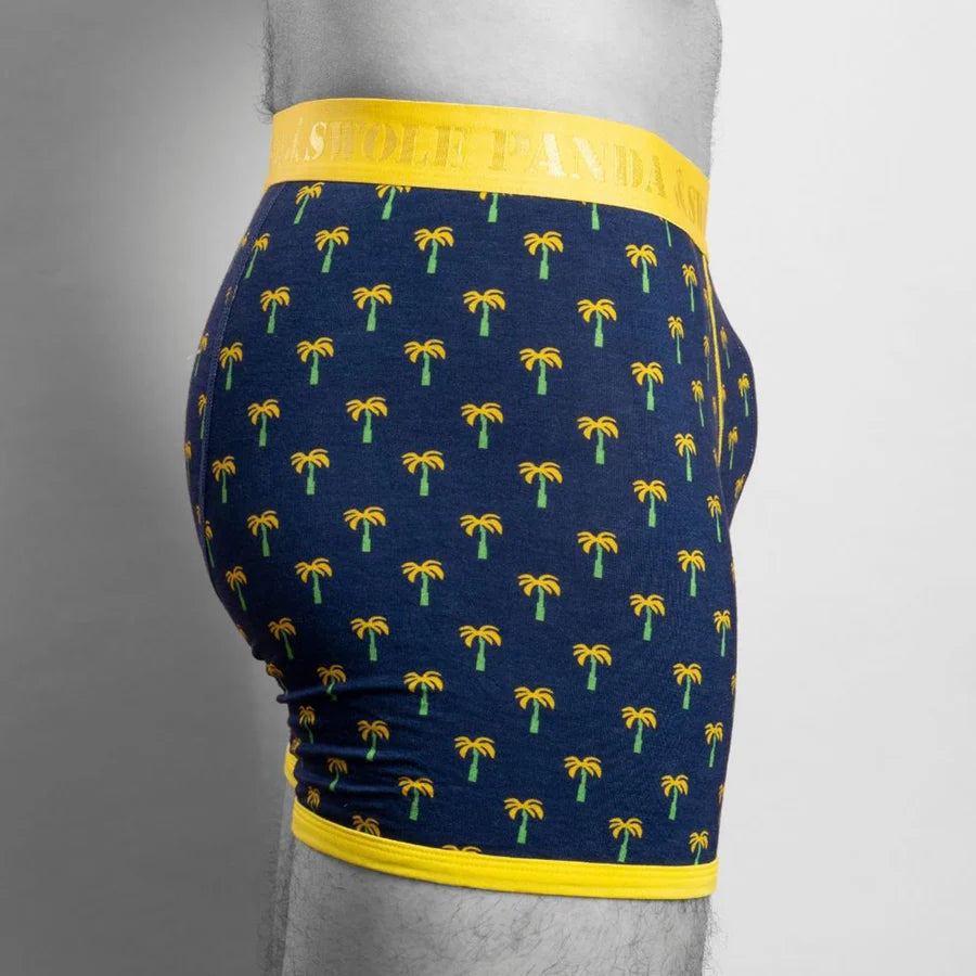 Swole Panda Boxer Shorts Palm Trees