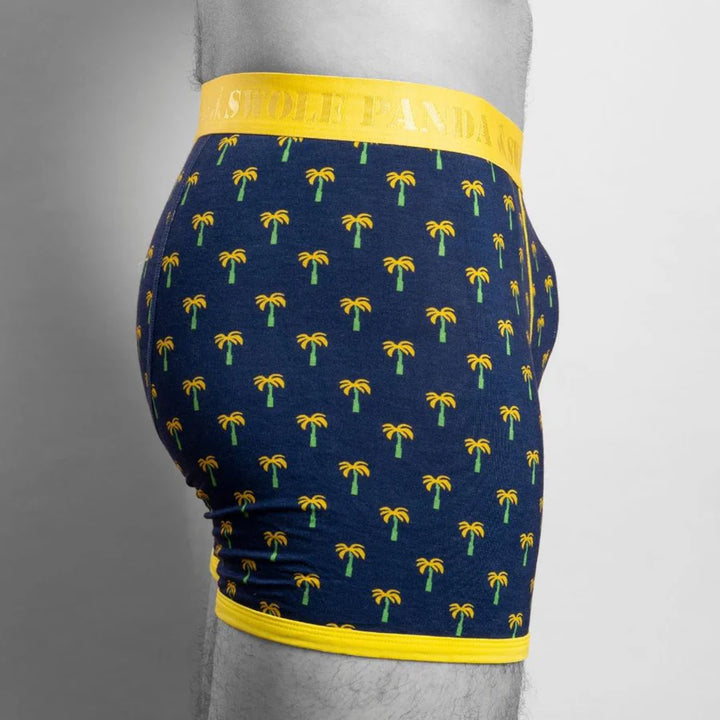Swole Panda Boxer Shorts Palm Trees
