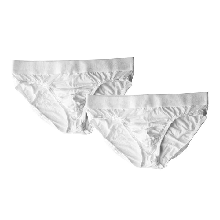 Swole Panda Bamboo Boxer Briefs 2 pack White