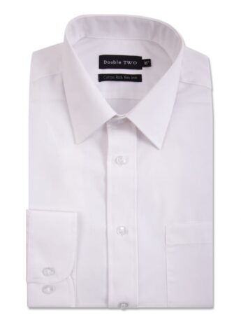 Double Two Long Sleeve White