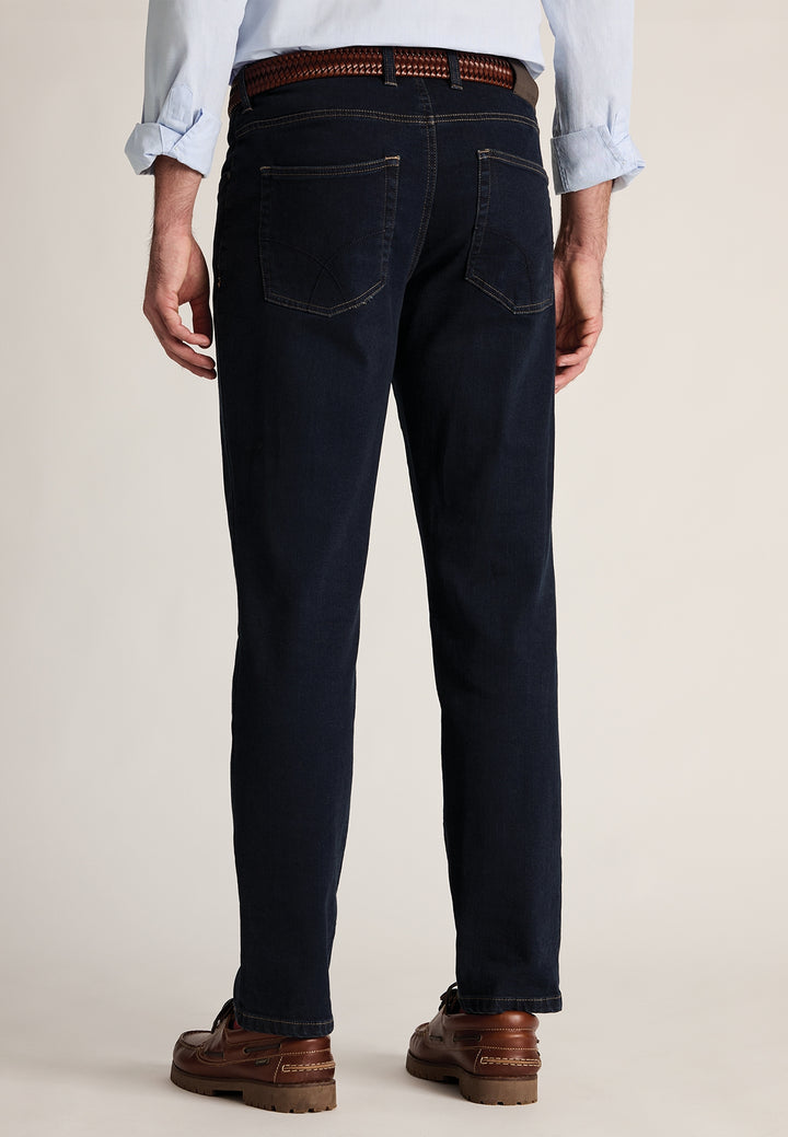 Brook Taverner Tailored Fit Boulder Indigo Jeans