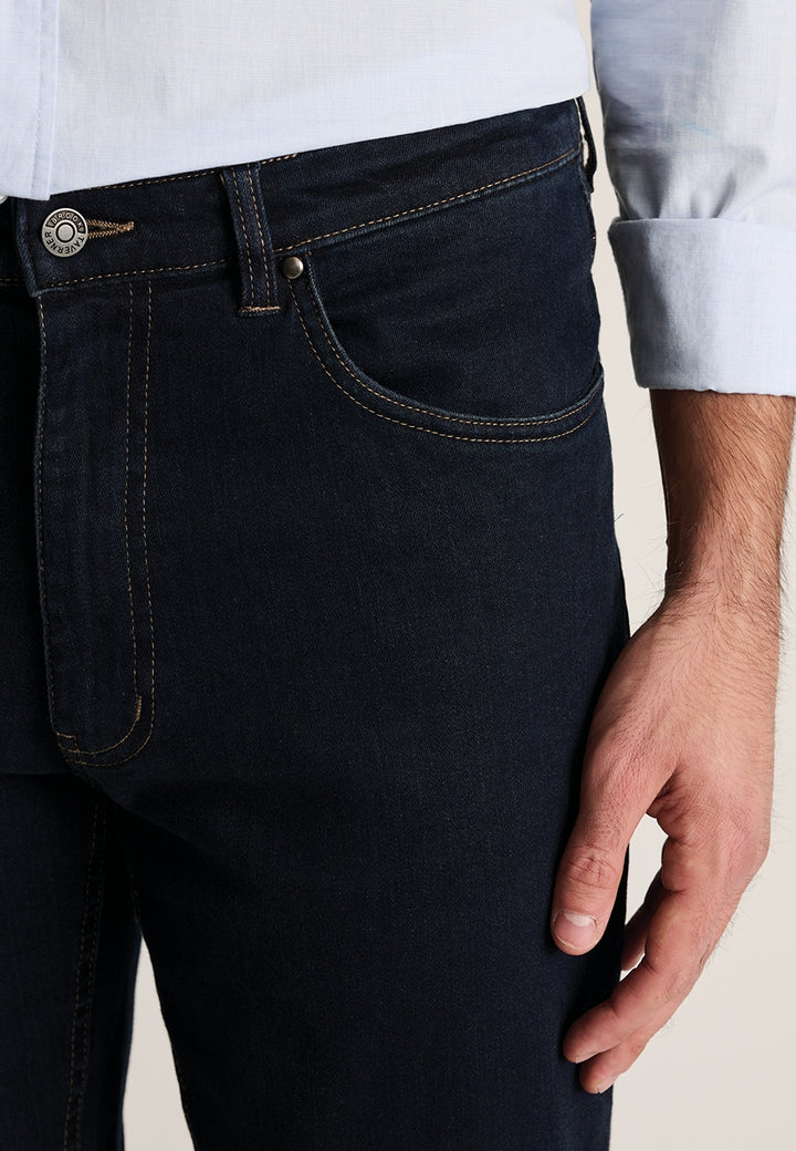 Brook Taverner Tailored Fit Boulder Indigo Jeans
