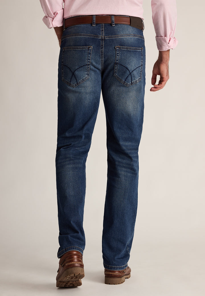 Brook Taverner Tailored Fit Boulder Vintage Jeans