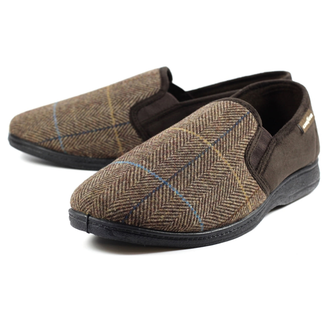 LazyDogz Slippers Harrison Brown