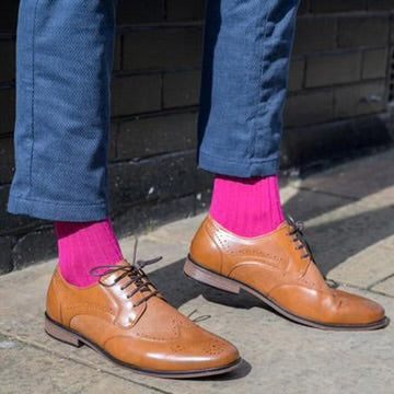 Swole Panda Cerise Bamboo Socks