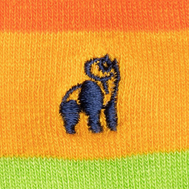 Swole Panda Pride Striped Bamboo Socks