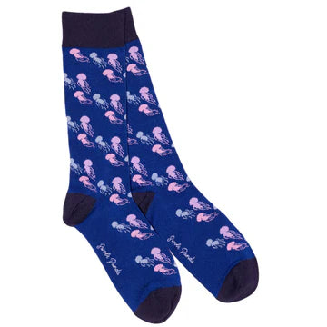 Swole Panda Jelly Fish Bamboo Socks