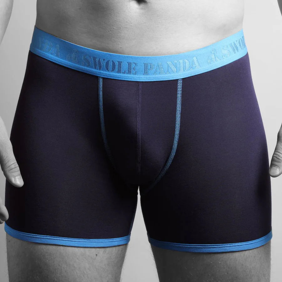 Swole Panda Bamboo Boxer Shorts 2 pack Navy & Hot Air Ballons