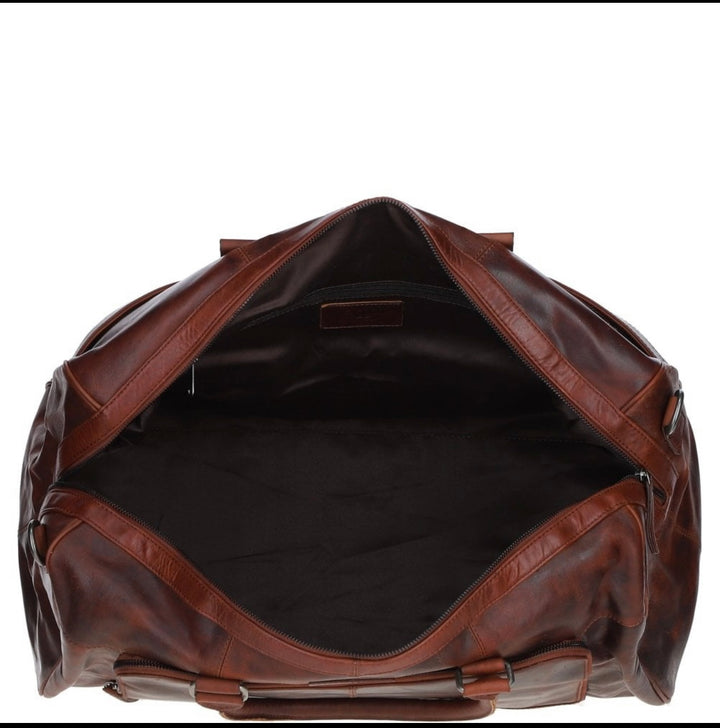 Ashwood Leather Holdall FE-25 Cognac