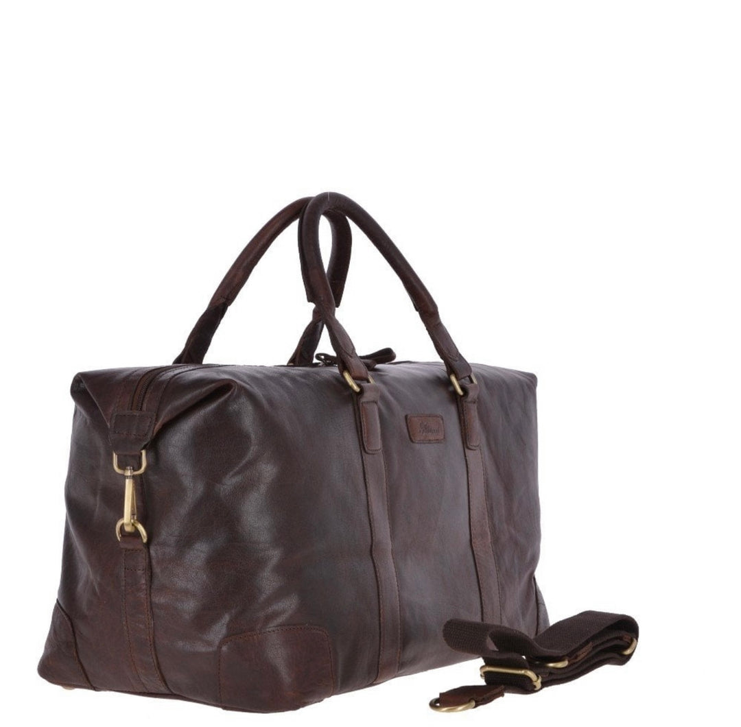 Ashwood Leather Holdall Brandy- G-36