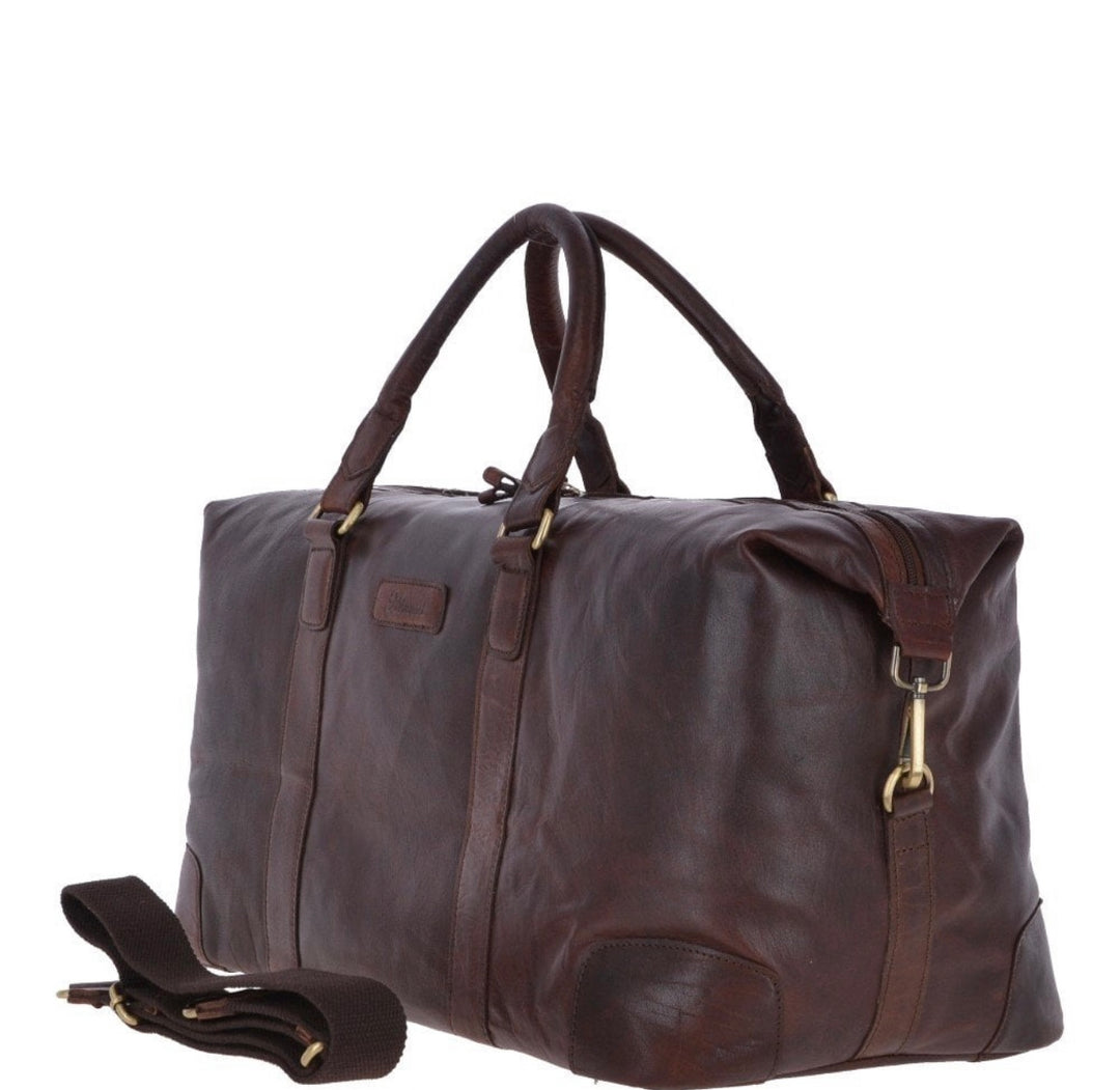 Ashwood Leather Holdall Brandy- G-36