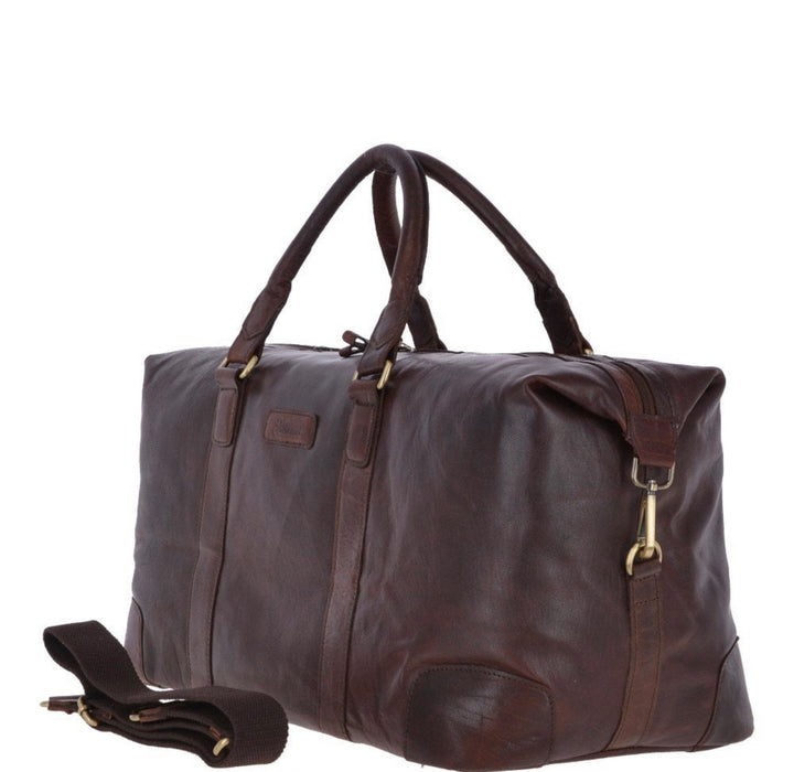 Ashwood Leather Holdall Brandy- G-36