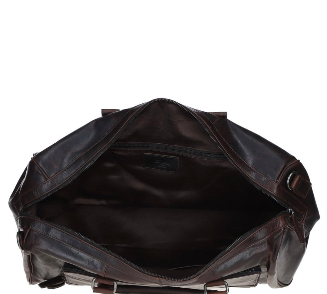 Ashwood Leather Holdall FE-25 Brown