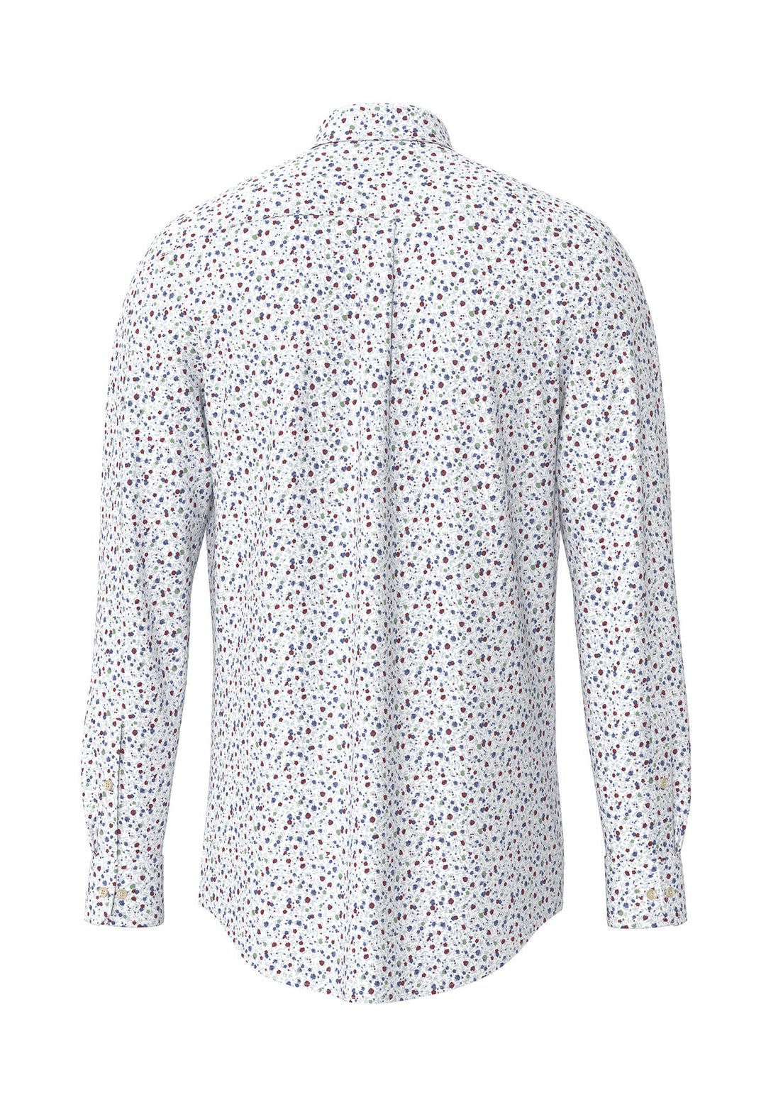 Fynch-Hatton Long Sleeve Oxford Floral Print Berry