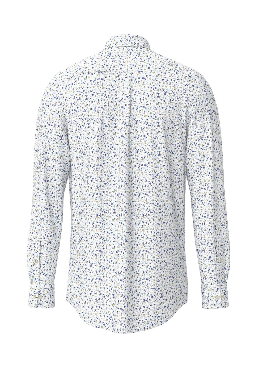 Fynch-Hatton Long Sleeve Oxford Floral Fern