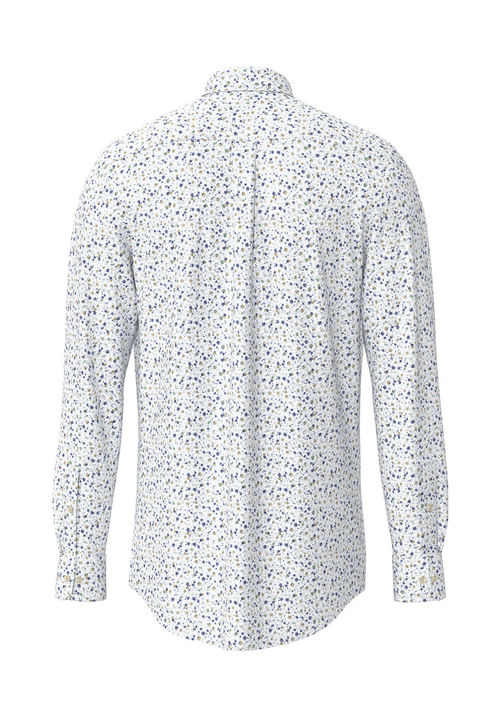 Fynch-Hatton Long Sleeve Oxford Floral Fern