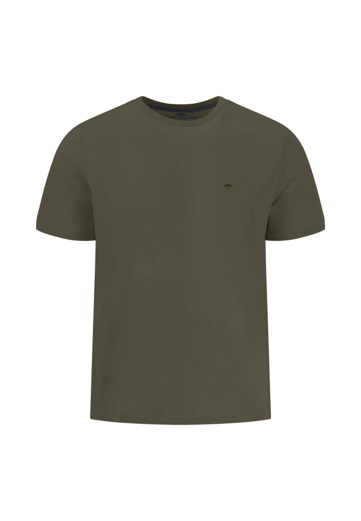 Fynch-Hatton T-Shirt Modern Fit Dark Kahki
