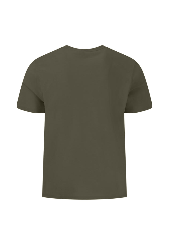 Fynch-Hatton T-Shirt Modern Fit Dark Khaki