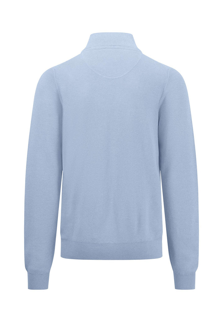 Fynch-Hatton Zip Cardigan Crystal Blue