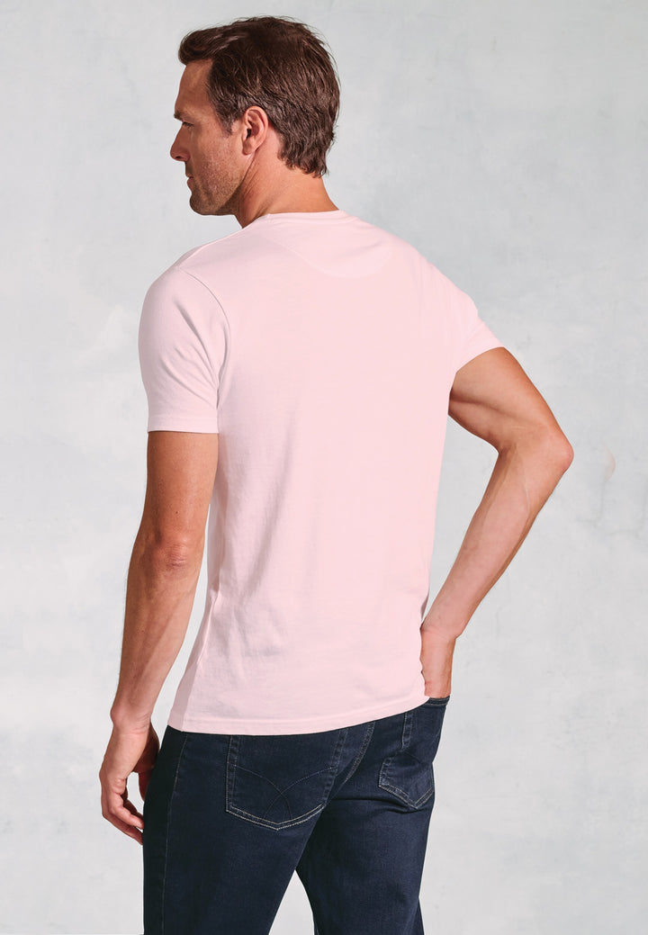 Brook Taverner Hawkes T-Shirt Pink