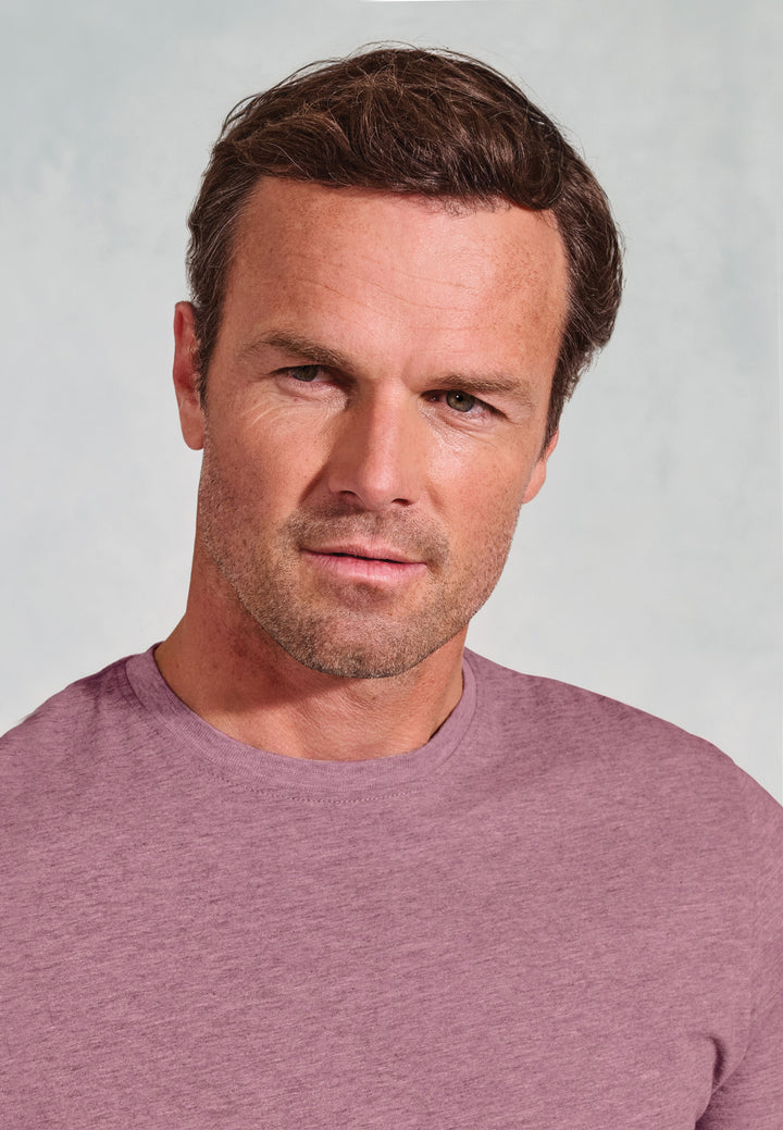 Brook Taverner Hawkes T-Shirt Mauve