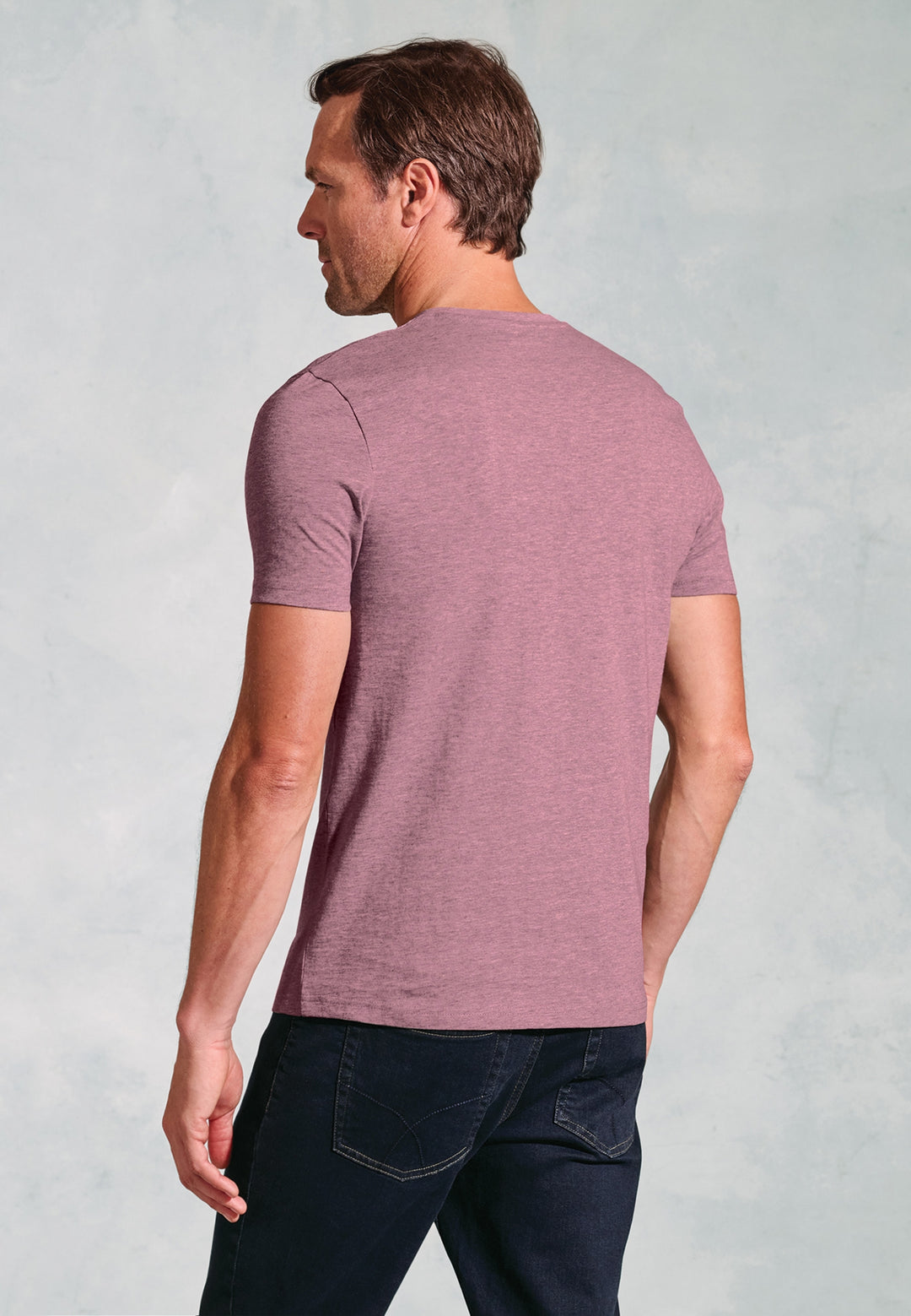 Brook Taverner Hawkes T-Shirt Mauve