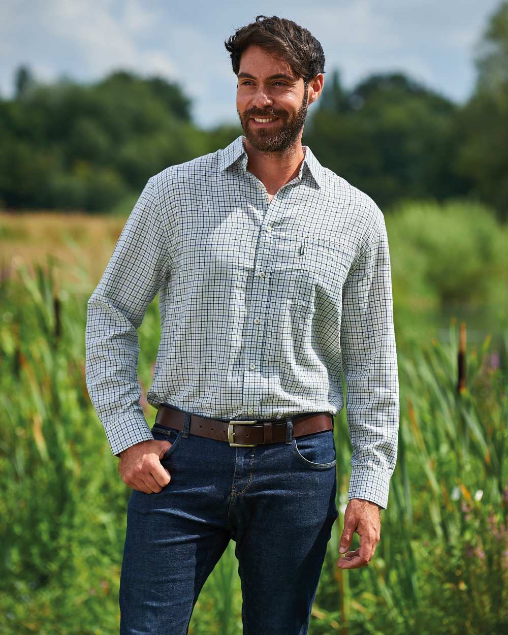 Champion Epsom Long Sleeve Shirt Blue