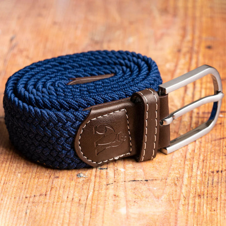 Swole Panda Woven Belt Dark Blue