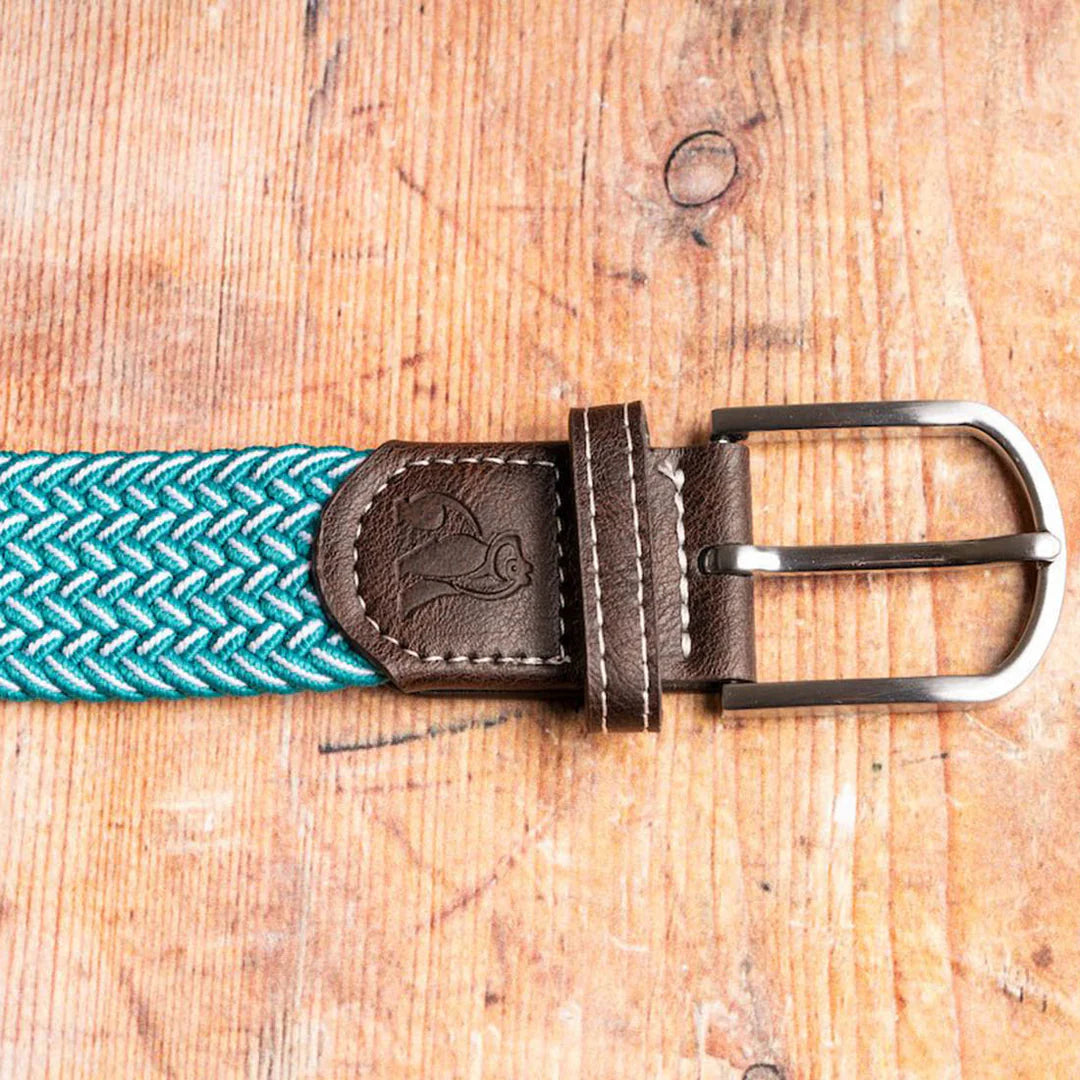 Swole Panda Woven Belt Sky Aqua Fine