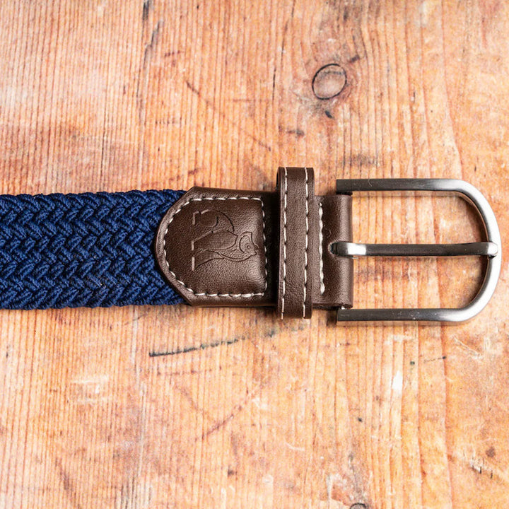 Swole Panda Woven Belt Dark Blue