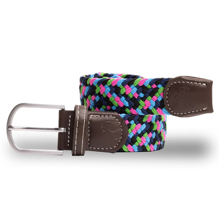 Swole Panda Woven Belt Multicoloured Neon