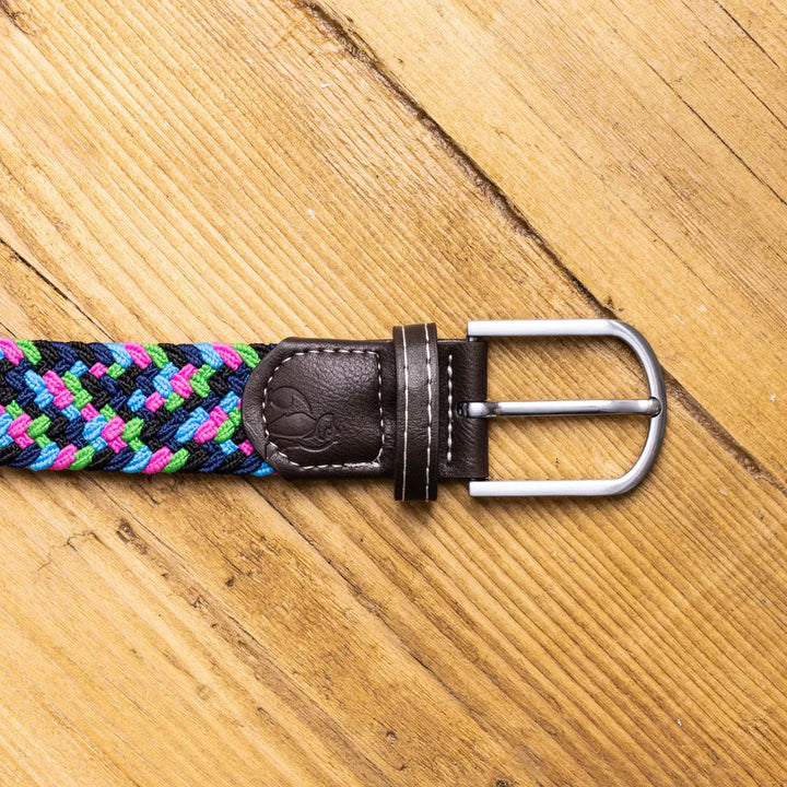 Swole Panda Woven Belt Multicoloured Neon