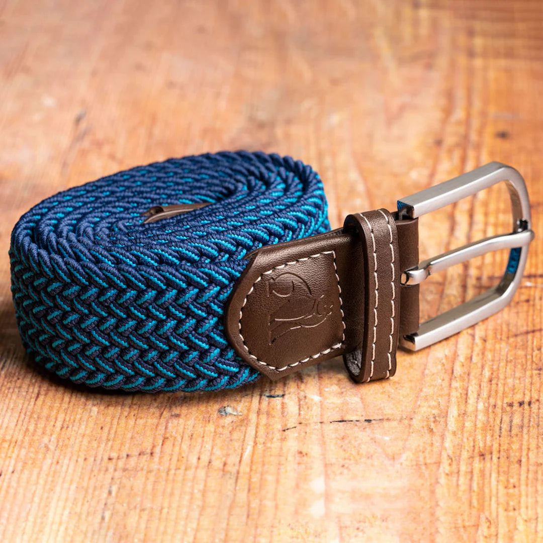 Swole Panda Woven Belt Royal Blue