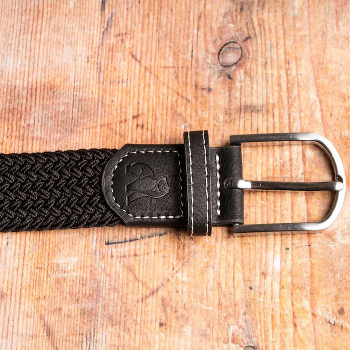 Swole Panda Woven Belt Black