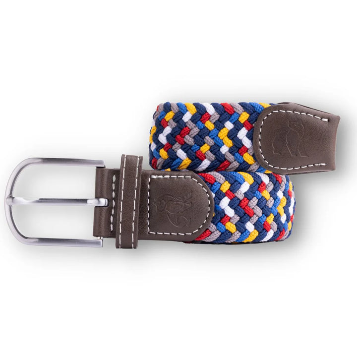 Swole Panda Woven Belt Rainbow ZigZag