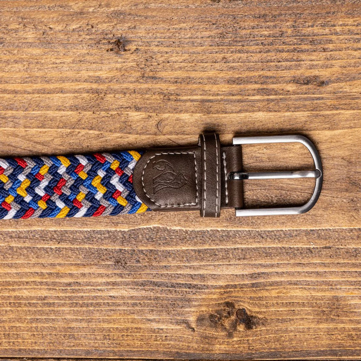 Swole Panda Woven Belt Rainbow ZigZag