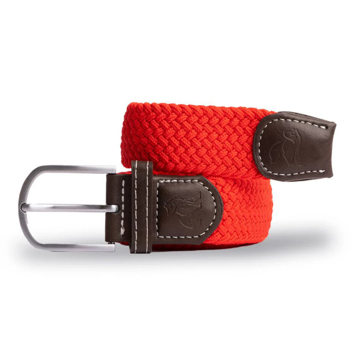 Swole Panda Woven Belt Red