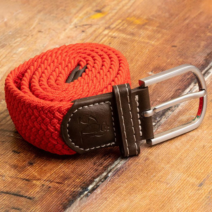 Swole Panda Woven Belt Red