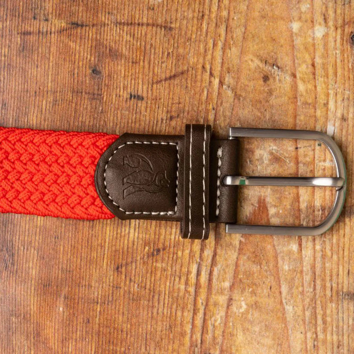 Swole Panda Woven Belt Red