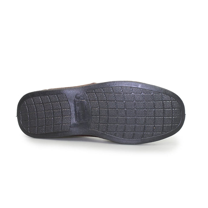 GRS Footwear Brown Tweed Slippers