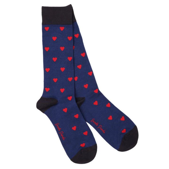 Swole Panda Heart Bamboo Socks 4-7