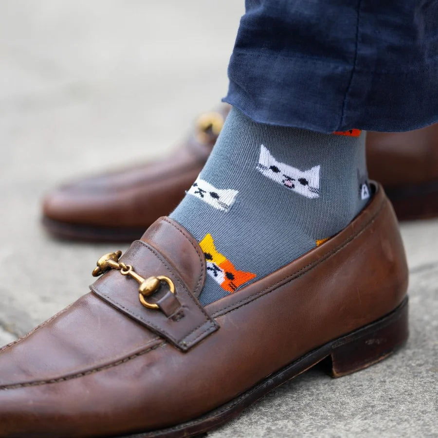 Swole Panda Cat Socks