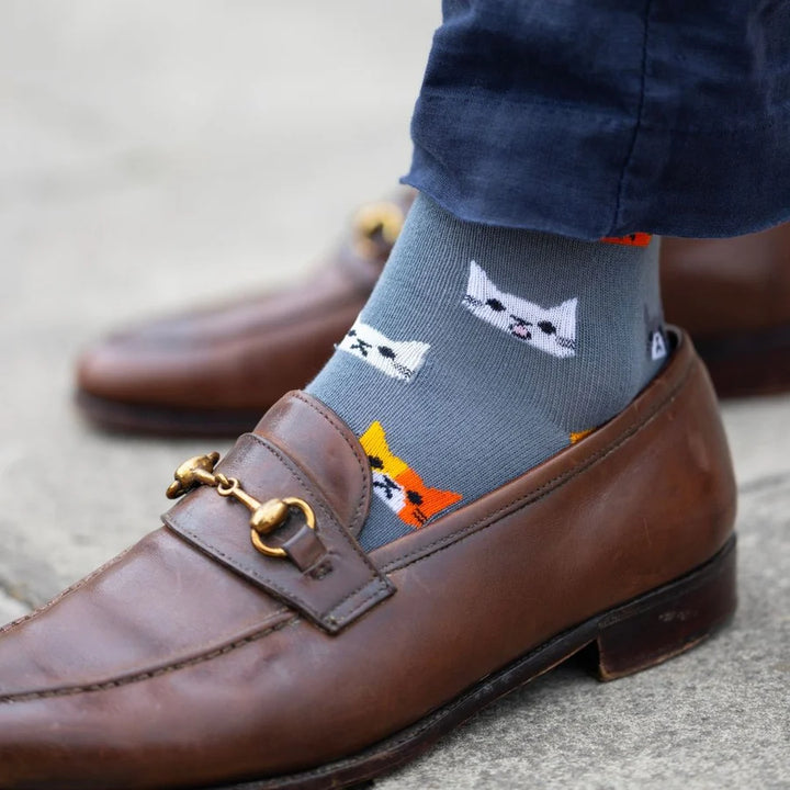 Swole Panda Cat Socks