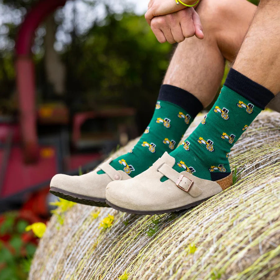 Swole Panda Tractor Socks